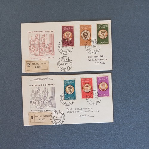 Lotto fdc vaticano 1959 - vaticano,