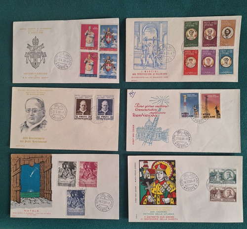 Vaticano 1959 fdc annata - 1959,