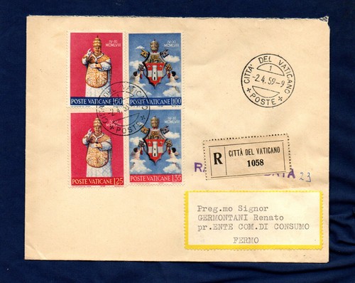 Raccomandata del 1959 per - raccomandata,