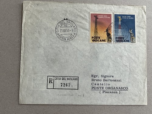 Busta vaticano fdc 1959 - b),