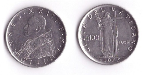 1959 vaticano lire - vaticano, anno