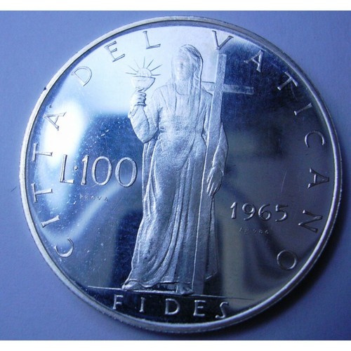 Vaticano 100 lire dal 1955 - 100, al