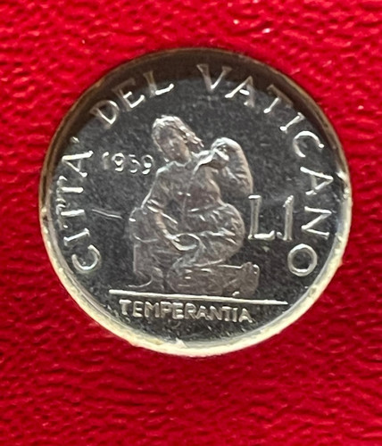 Moneta vaticano lira 1959 - 1,