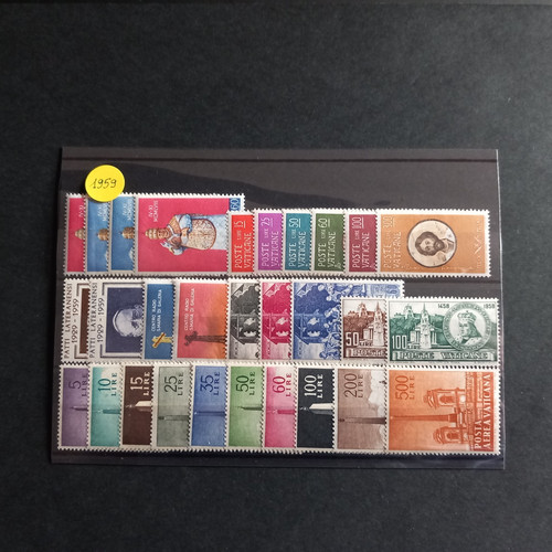 Vaticano 1959 annata - vaticano, completa