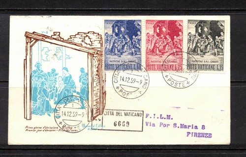 Vaticano 1959 fdc - -, universal