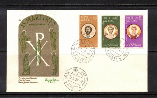 Vaticano 1959 fdc - vaticano, universal
