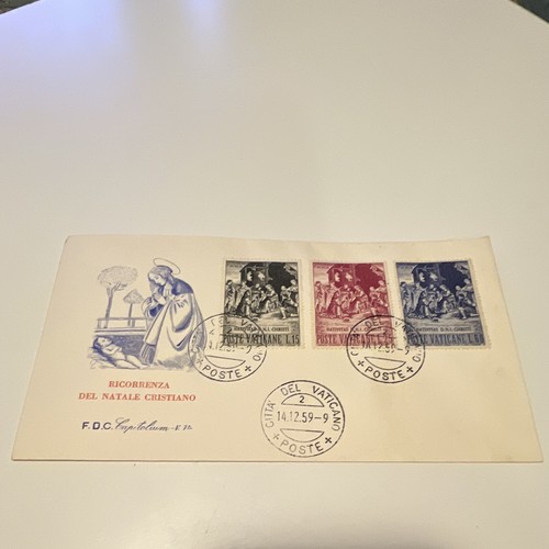 Vaticano 1959 fdc - vaticano,