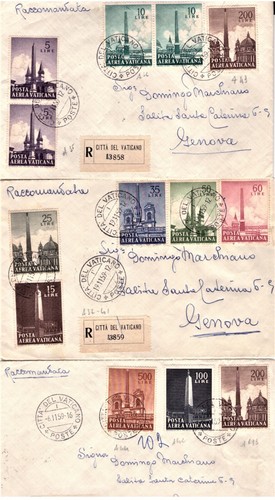 Vaticano 1959 posta aerea - 1959,,