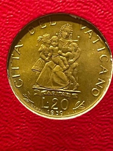 Moneta vaticano lire 1959 - moneta,
